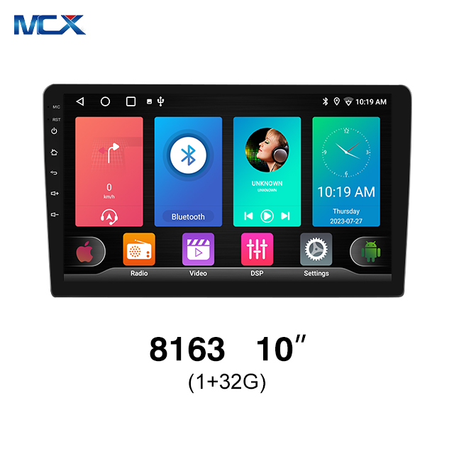 MCX MT 8163 10-дюймовый сенсорный экран 1 + 32G Android-экспортер автомобильной стереосистемы