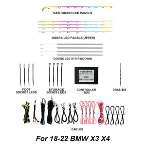 MCX автоматическая беспроводная автомобильная светодиодная лента для BMW 18-22 X3 X4