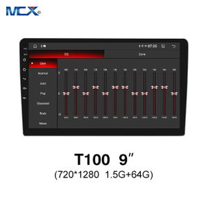 MCX T100 9 дюймов 720*1280 1,5G+64G Android Auto Беспроводное головное устройство Производитель