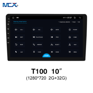 MCX T100 10 дюймов 1280*720 2G+32G Android Автомобильная стереосистема с экспортером DVD-плеера