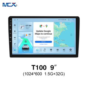 MCX T100 9-дюймовый 1024*600 1,5G+32G Автомобильная аудиосистема с автоконструктором Android