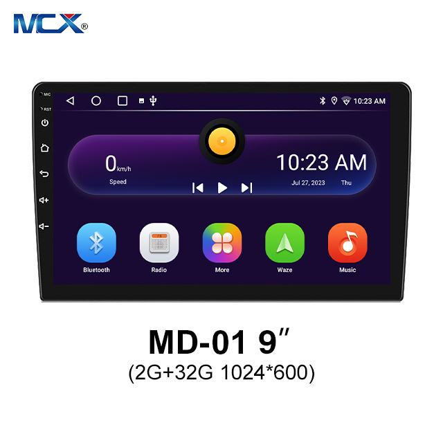 MCX MD-01 9-дюймовый 2 + 32G 1024 * 600 DSP Экспортер головного устройства с экраном