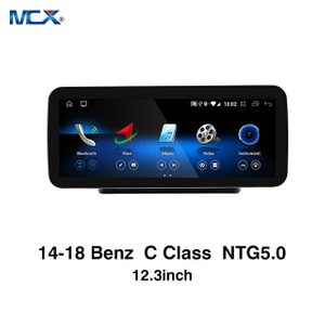 MCX 14-18 Benz C Class W205 NTG 5.0 12,3-дюймовый автомобильный радиоприемник на базе Android, экспортер стереосистемы