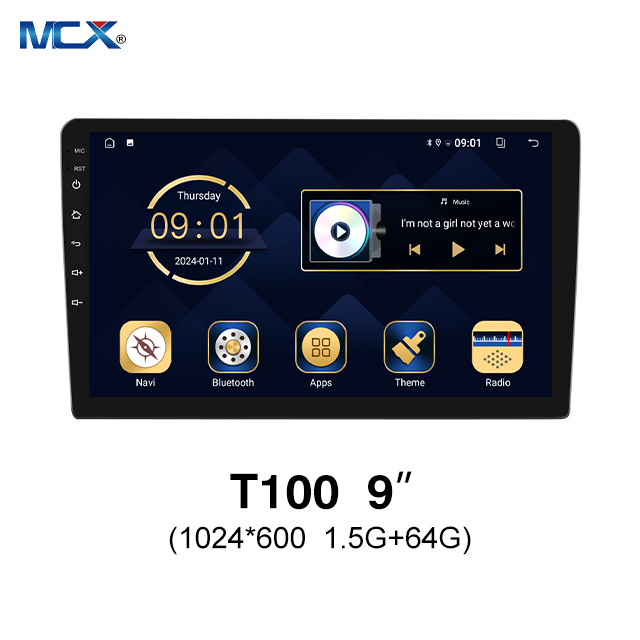 MCX T100 9 дюймов 1024*600 1,5G+64G AHD сенсорный экран Агентства Carplay