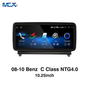 MCX 2008-2010 Benz C Class W204 NTG 4.0 10,25-дюймовый автомобильный сенсорный экран на заводе