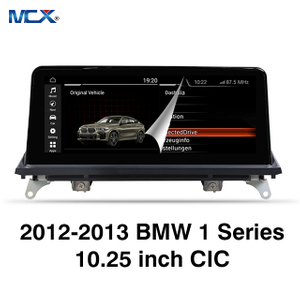 MCX 2012-2013 BMW 1 серии 10,25-дюймовый CIC Производители автомобильной аудиосистемы
