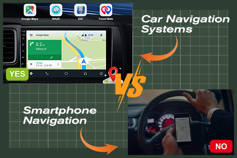 Автомобильные навигационные системы против навигации на смартфоне