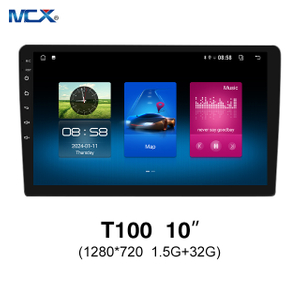 MCX T100 10-дюймовый 1280 * 720 1,5G + 32G сенсорный экран автомобильного радиоприемника с заводом-плеером компакт-дисков