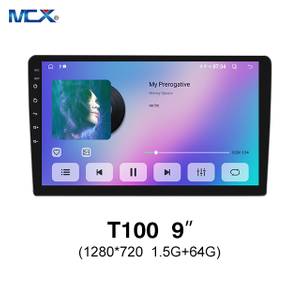 MCX T100 9 дюймов 1280*720 1,5G+64G Android Поставщик автомобильного головного устройства