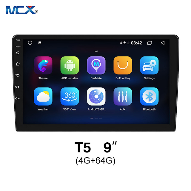 MCX T5 4+64G 9-дюймовый сенсорный экран Bluetooth с обзором на 360 градусов Просмотр поставщика автомобильных радиоприемников Android