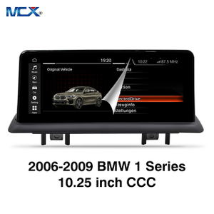 MCX 2006-2009 BMW 1 серии 10,25-дюймовый автомобильный сенсорный экран CCC на заводе