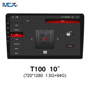 MCX T100 10 дюймов 720*1280 1.5G+64G Android Автомобильный DVD-плеер с Bluetooth Поставщики
