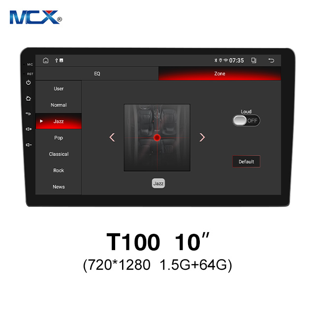 MCX T100 10 дюймов 720*1280 1.5G+64G Android Автомобильный DVD-плеер с Bluetooth Поставщики