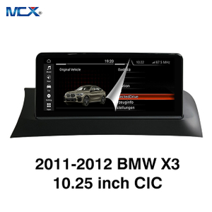 MCX 2011-2012 BMW X3 10,25-дюймовый сенсорный экран автомобильной стереосистемы CIC Inc.