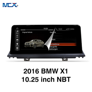 MCX 2016 BMW X1 10,25-дюймовое автомобильное мультимедийное головное устройство NBT в больших объемах