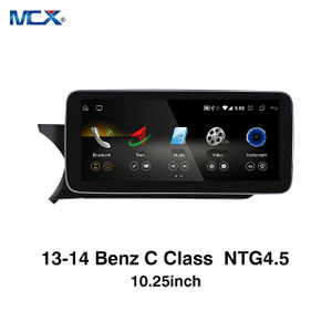 MCX 13-14 Benz C Class W204 NTG 4,5 10,25-дюймовый автомобильный мультимедийный плеер Android Китай
