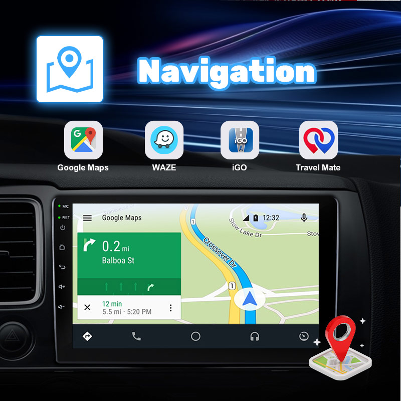 Используйте точку доступа телефона для онлайн-навигации по карте или Интернета на автомобильном радио.Автомобильная стереосистема также облегчает загрузку карт в автономном режиме.