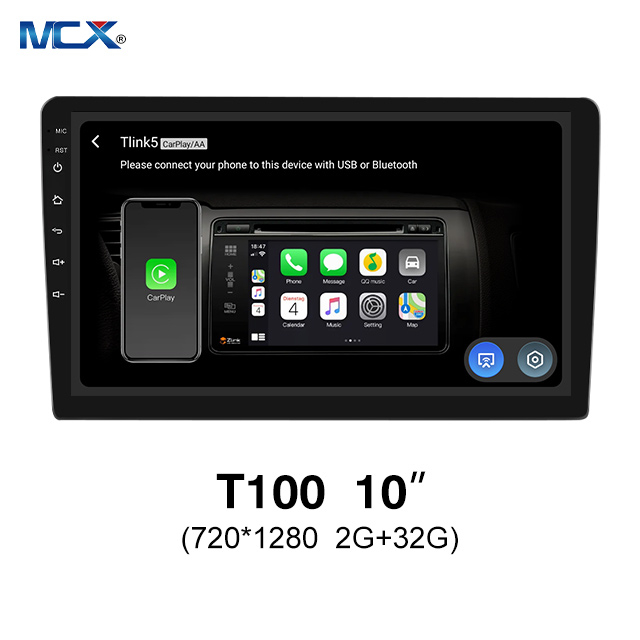 MCX T100 10 дюймов 720*1280 2G+32G Android Автомобильная стереосистема с DVD оптом