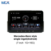 MCX 7' Mercedes-Benz Style 1+16G 1024*600 Single Din Android Автомобильный радиодистрибьютор