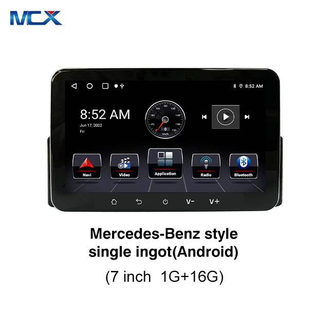 MCX 7' Mercedes-Benz Style 1+16G 1024*600 Single Din Android Автомобильный радиодистрибьютор