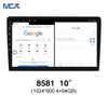 MCX N81 8581 10 дюймов 1024*600 4+64g Android 10 Double Din Car Play Стерео Китайский