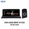 MCX 2004-2009 BMW X3 E83 10,25-дюймовый автомобильный мультимедийный проигрыватель компании