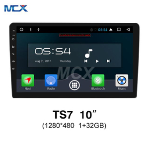 MCX TS7 10 дюймов 1280*480 2+32 ГБ Bluetooth автомобильный сенсорный экран китайский