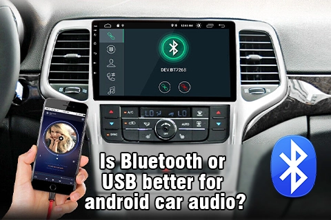 Bluetooth или USB лучше для автомобильной аудиосистемы Android?